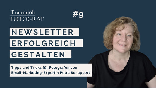Petra Schuppert gibt im Podcast 'Traumjob Fotograf' wertvolle Tipps für erfolgreiches E-Mail-Marketing und Newsletter-Strategien.