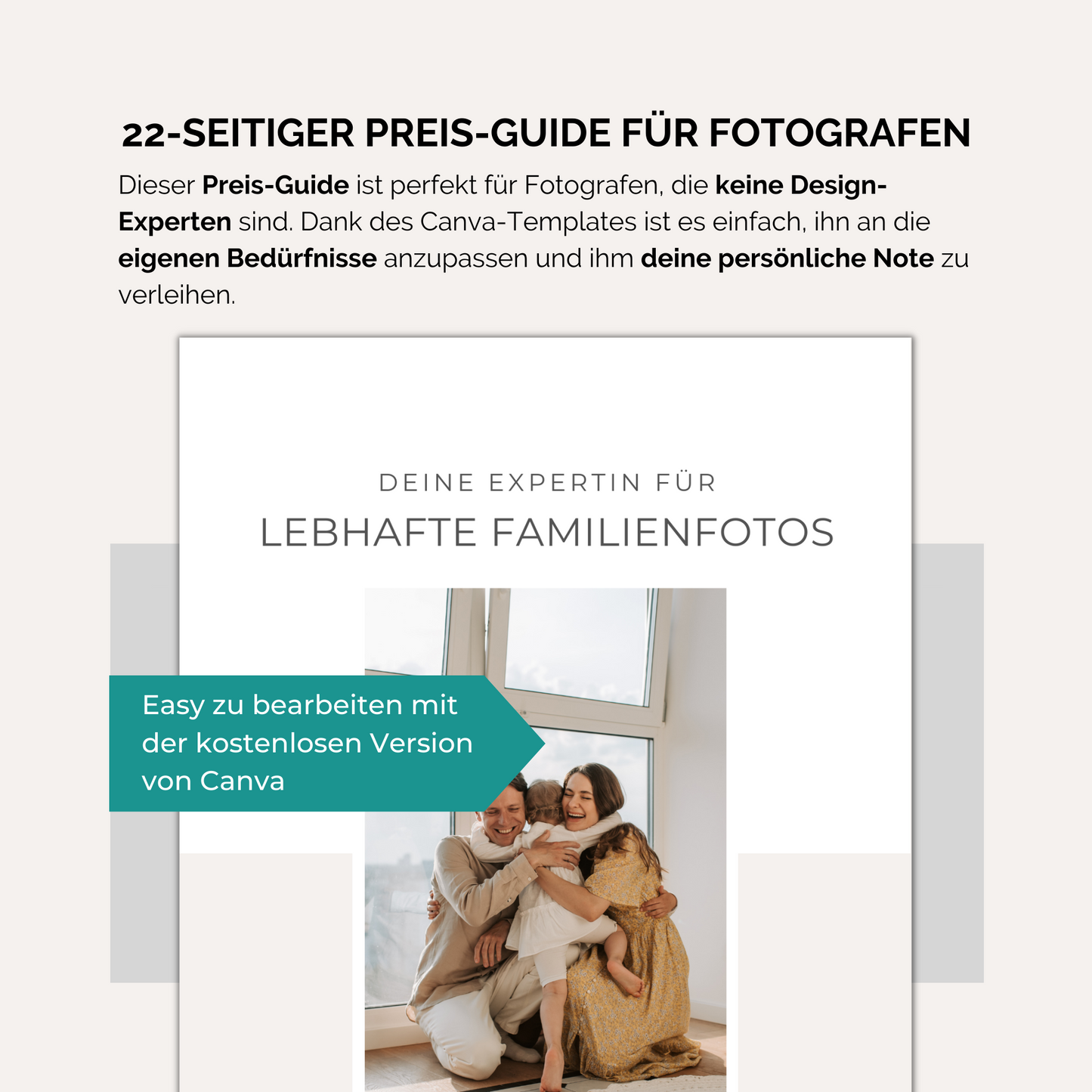 22-seitiger Preis-Guide für Fotografen